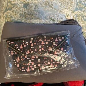 Stylish Black and Pink Crossbody Bag